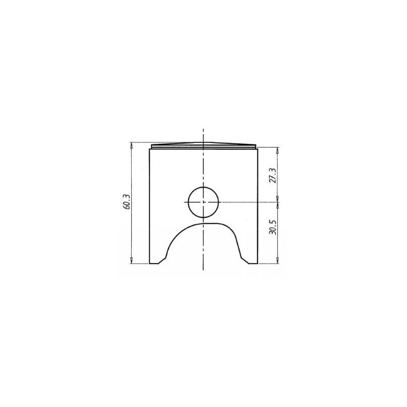 Pistone completo BMB KF RAF, MONDOKART, kart, go kart, karting