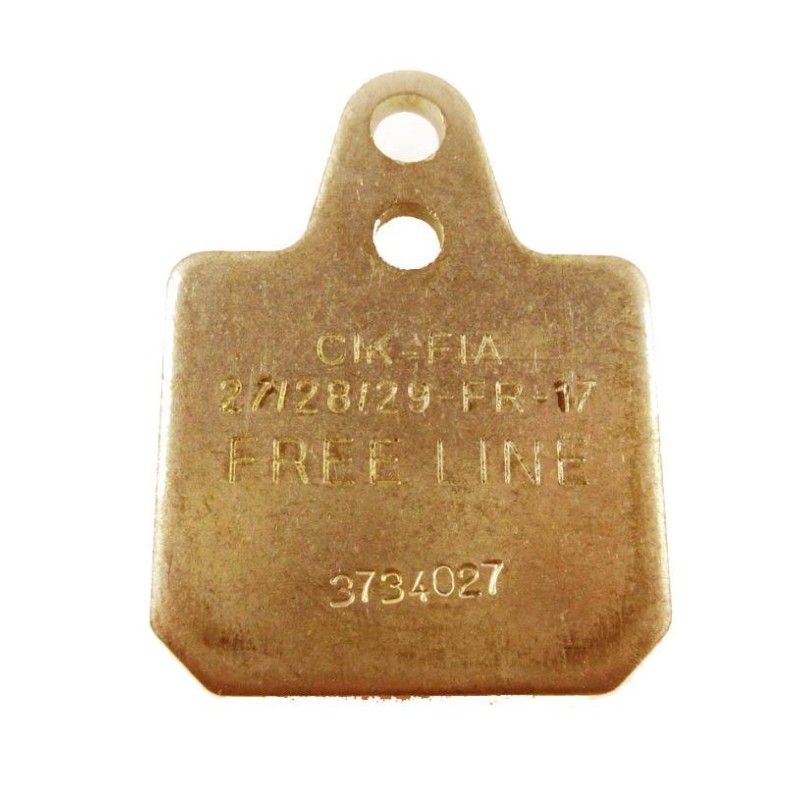 Plaquette Frein Birel 40x38 SYNT, MONDOKART, kart, go kart