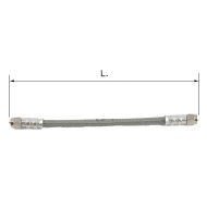 Universal Bremsschlauch (8 mm) Edelstahl + PVC, MONDOKART