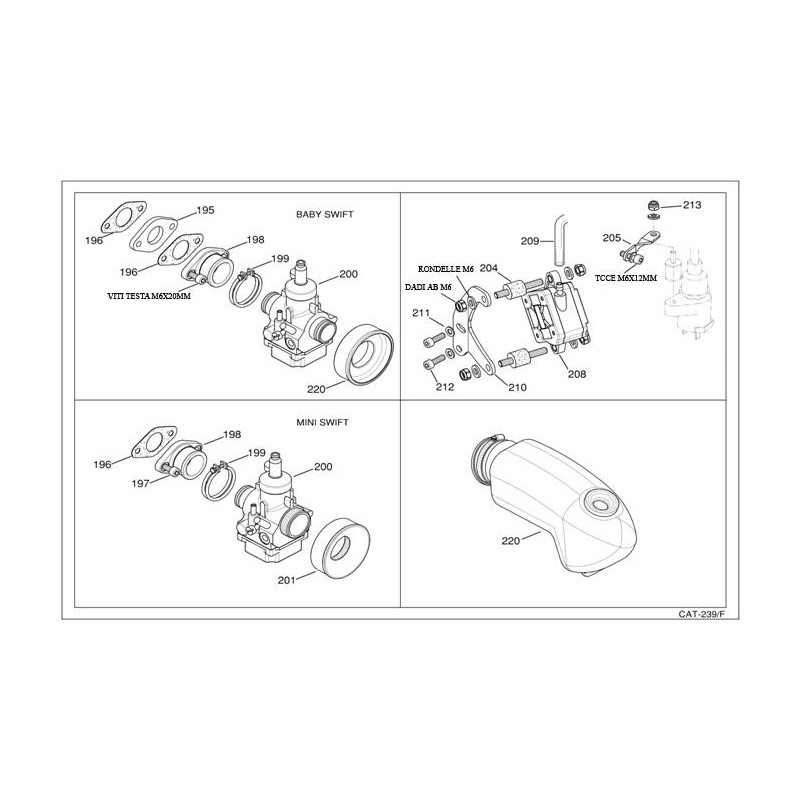 Carburetor Dellorto PHBG 18 BS EXTREME TUNED 60cc MINI