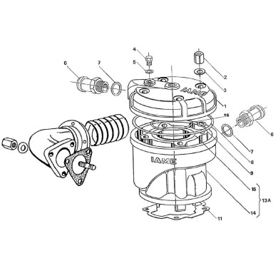 Rondella elastica M8 Testa Cilindro Iame, MONDOKART, kart, go