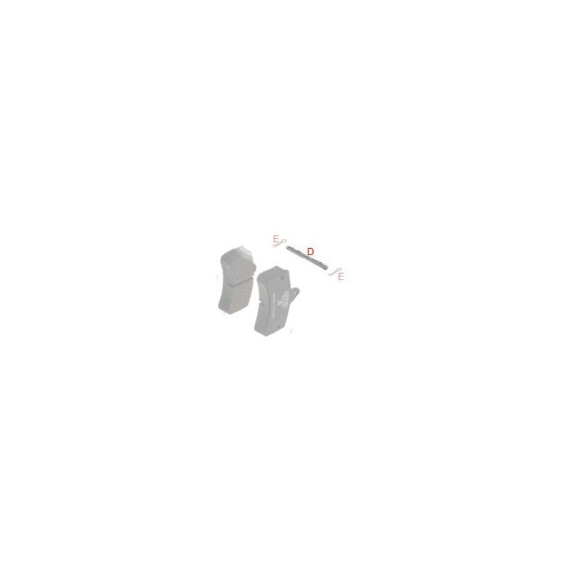 Safety brake pad Pin BSM - BS2 OTK TonyKart, mondokart, kart