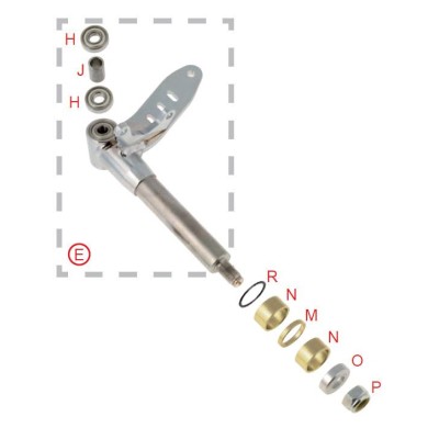 Espesor Mangueta HST 1 mm OTK TonyKart, MONDOKART, kart, go