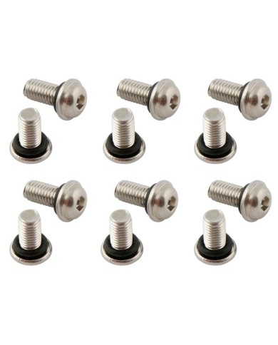 Kit 12 screws Or antistallonamento rounded M5 Douglass Wheel