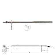 Columna Dirección Mini / Baby L390 M8, MONDOKART, kart, go