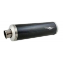 Short Silencer Exhaust Muffler MC Virex S1 carbon fiber KZ