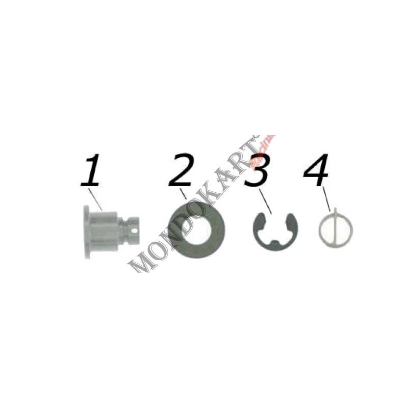 Schwimmbolzen für Bremsscheibe vorn V05 CRG, MONDOKART, kart