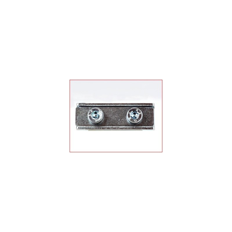Kit 10 pezzi - Morsetto piatto con doppia vite, MONDOKART