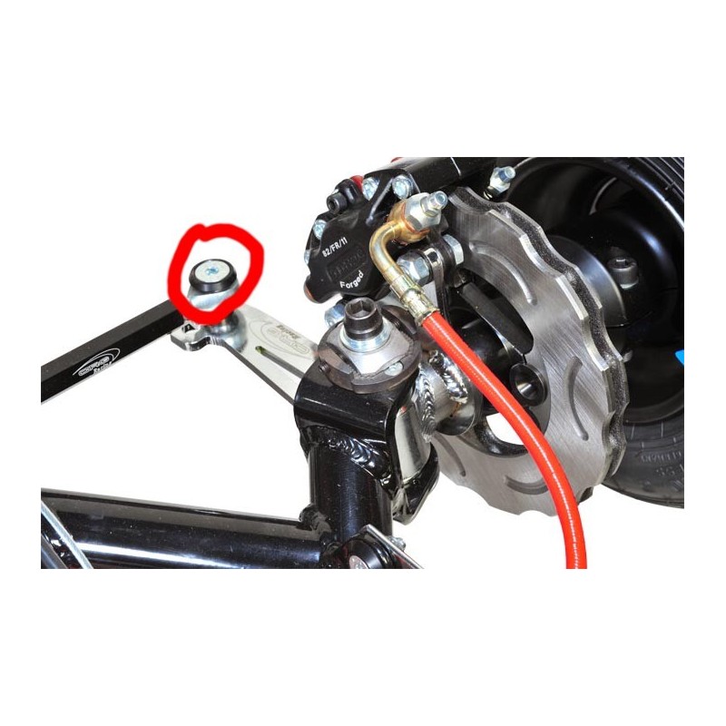 Kit 10 rondelles fraisée M8 aluminium (19 x 8 mm) RED