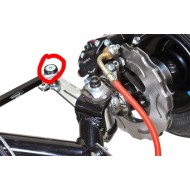 Kit 10 arandelas avellanados M8 de aluminio (19 x 8 mm) NEGRO