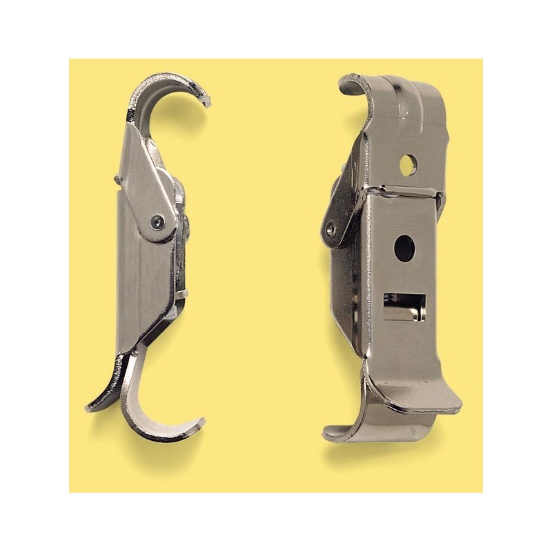 Marel Shop® – Kit Di 2 Ganci Di Fissaggio Per Griglia Filtro Cappa Aspirante, Compatibile Con Modelli Elica ALPI GREY, PUGLIA GREY, ESTRAIBILE E Altri