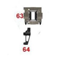 Supporto pinza posteriore R2K Intrepid, MONDOKART, kart, go