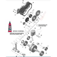 Albero motore completo originale Rotax, MONDOKART, kart, go Albero motore completo originale Rotax, MONDOKART, kart, go