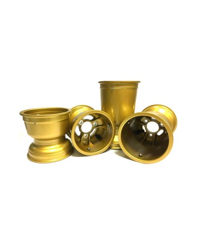 Juego Set Llantas magnesio "oro" MONDOKART