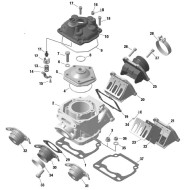 Cilindro completo Rotax Micro - Mini - Junior (NO VALVOLA) Cilindro completo Rotax Micro - Mini - Junior (NO VALVOLA)