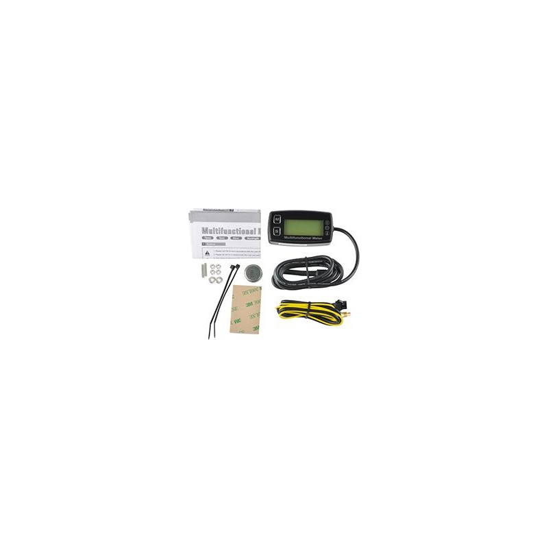 Water temperature probe - Tachometer RPM - Hours - with