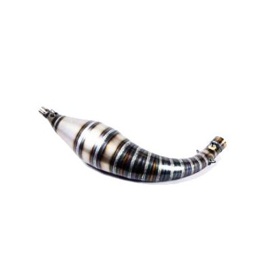 Silenciador Escape RKZ Vortex con curva, MONDOKART, kart, go