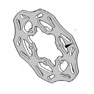 Brake Disc Rear 80x200x6 INOX CXI28 BirelArt, mondokart, kart