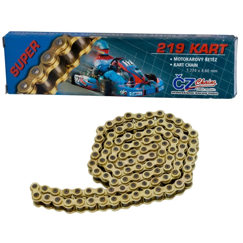 Chain CZ Chains 219 KF 60cc 125cc 100cc 50cc, mondokart, kart
