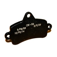Plaquette Frein Top Kart Mini - Baby NOIR, MONDOKART, kart, go