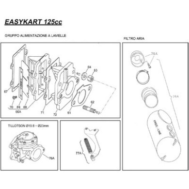 Junta Laminas Iame EASYKART - Leopard, MONDOKART, kart, go