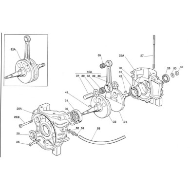Basamento Iame 60cc X30 Waterswift, MONDOKART, kart, go kart