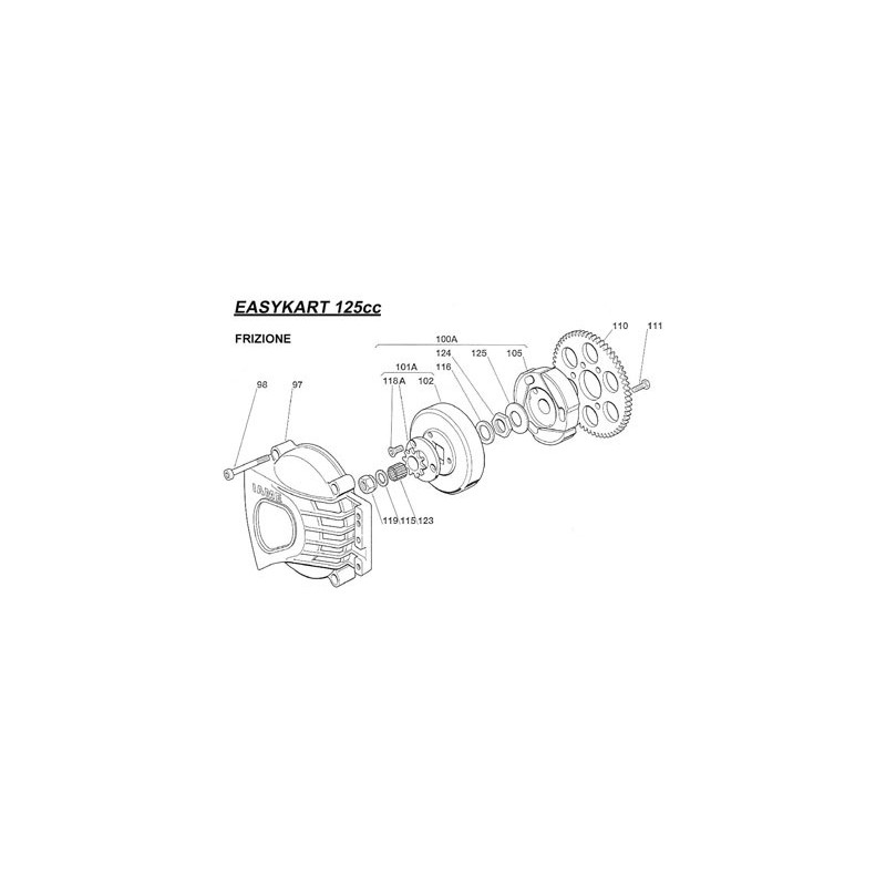 Engine Sprocket for Iame Easykart - Leopard, mondokart, kart
