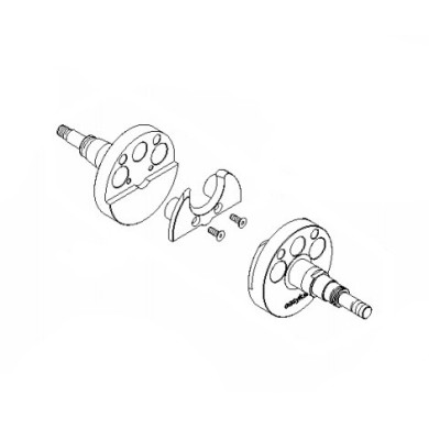 Coppia Semialberi Easykar125cc EKA (fino al 2014) ASSE 18mm
