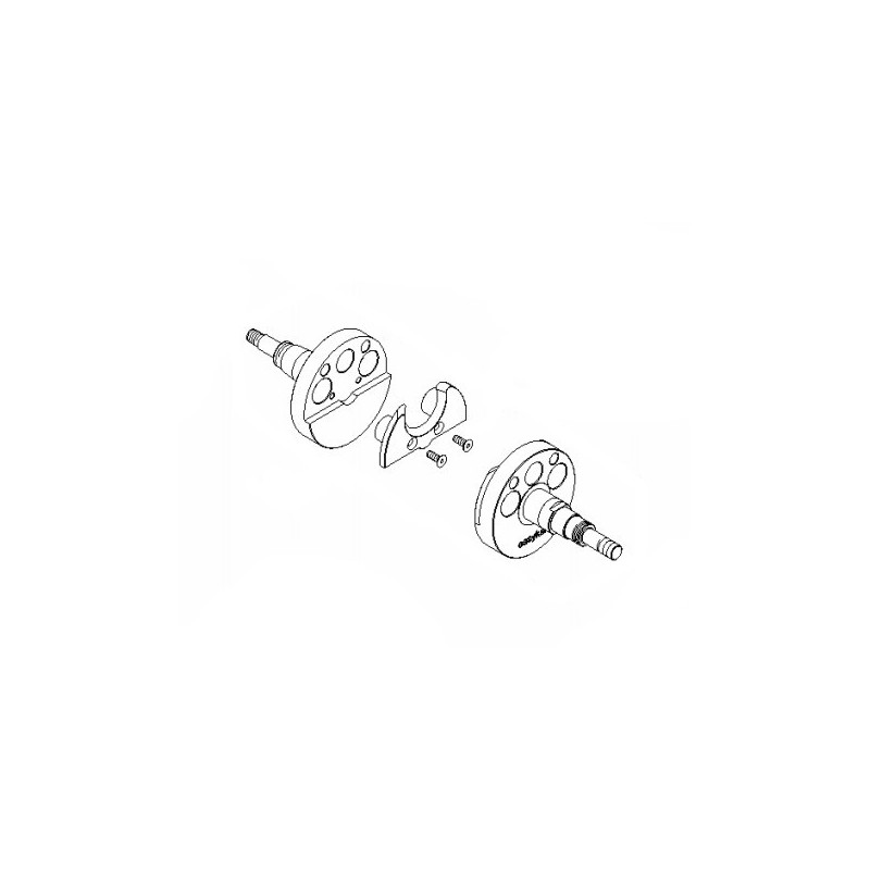 Paar Halbwellen Easykar125cc EKA (bis 2014) ASSE 18mm