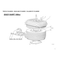 Joint cylindre 100cc IAME Easykart, MONDOKART, kart, go kart