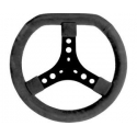 Steering Wheel Black (320 mm) standard, mondokart, kart, kart