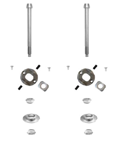 Set Caster Nueva 8mm Completo Mini CRG