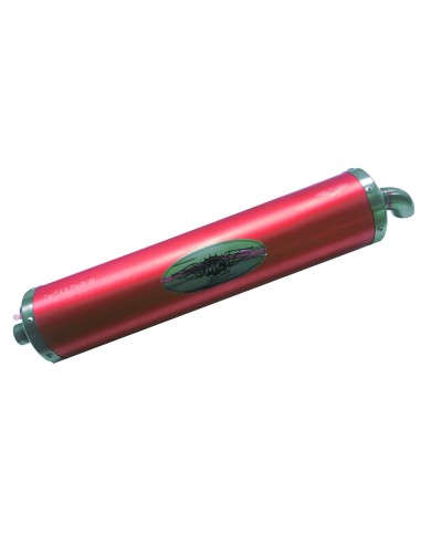 Homologated RED Look KZ Muffler Exhaust Silencer!