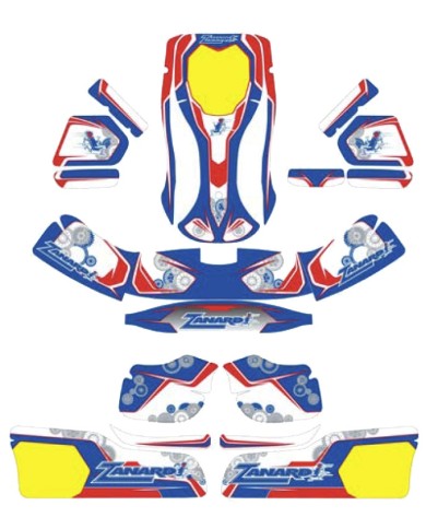 Sticker Kit Bodyworks NA3 Zanardi (type CRG)