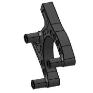 Supporto Pinza Freno Posteriore 187mm IPK - Praga - Formula K -