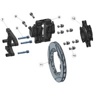Support rear brake disc IPK - Compatible Intrepid, mondokart Support rear brake disc IPK - Compatible Intrepid, mondokart