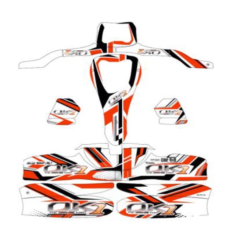 Stickers Kit for bodyworks KG 506 IPK OK1, mondokart, kart