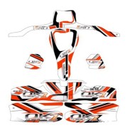 Kit Decò pour carrosserie KG 506 IPK OK1, MONDOKART, kart, go