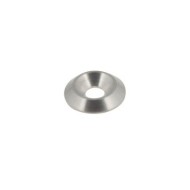 Rondella biconica svasata 6mm argento bancalina, MONDOKART