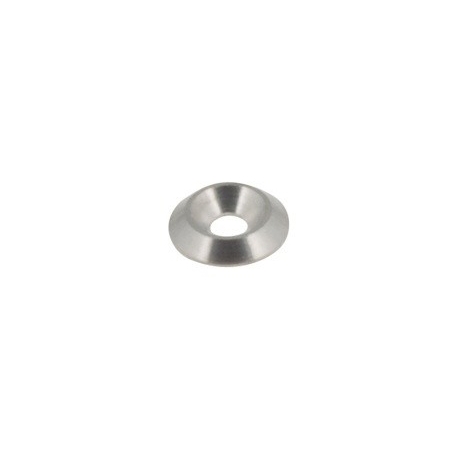 Rondella biconica svasata 6mm argento bancalina, MONDOKART