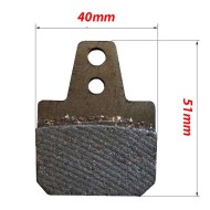 Pastilla Freno Compatible 40x38 Birel, MONDOKART, kart, go