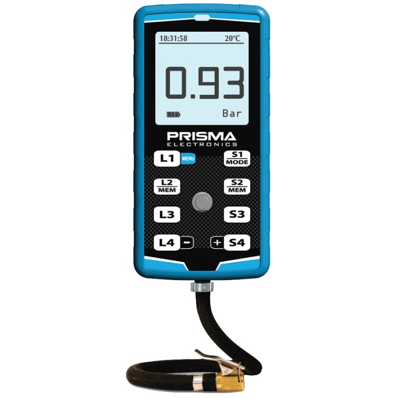 Tires Pressure Gauge Digital Hiprema 4 EVO WITH STOPWATCH 4