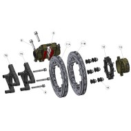 Bremsscheibe 187mm IPK - Praga - Formula K - OK1 - RBS V2 Bremsscheibe 187mm IPK - Praga - Formula K - OK1 - RBS V2