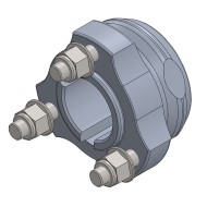 Moyeu Arriere 30mm x 35mm court MINI Parolin, MONDOKART, kart