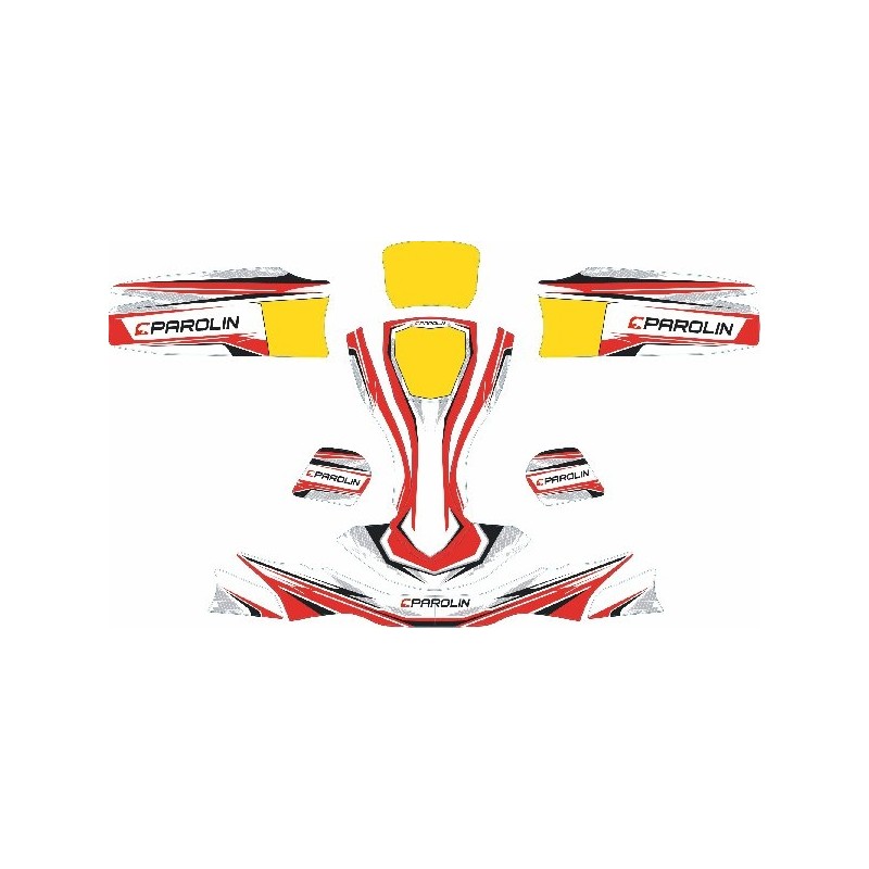 Kit Pegatinas Carenado AGILE Parolin, MONDOKART, kart, go kart