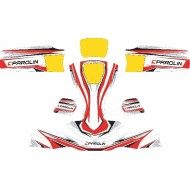 Kit Pegatinas Carenado AGILE Parolin, MONDOKART, kart, go kart