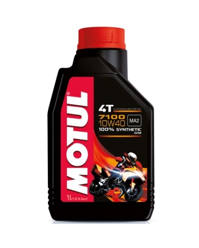 7100 10W40 Motul 4T - Synthetic Engine Oil 4 Strokes