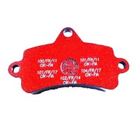 Plaquette Frein Top Kart Mini - Baby ROUGE, MONDOKART, kart, go
