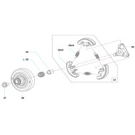 Campana Piñón Z10 C50 60-80 (50cc) Comer, MONDOKART, kart, go