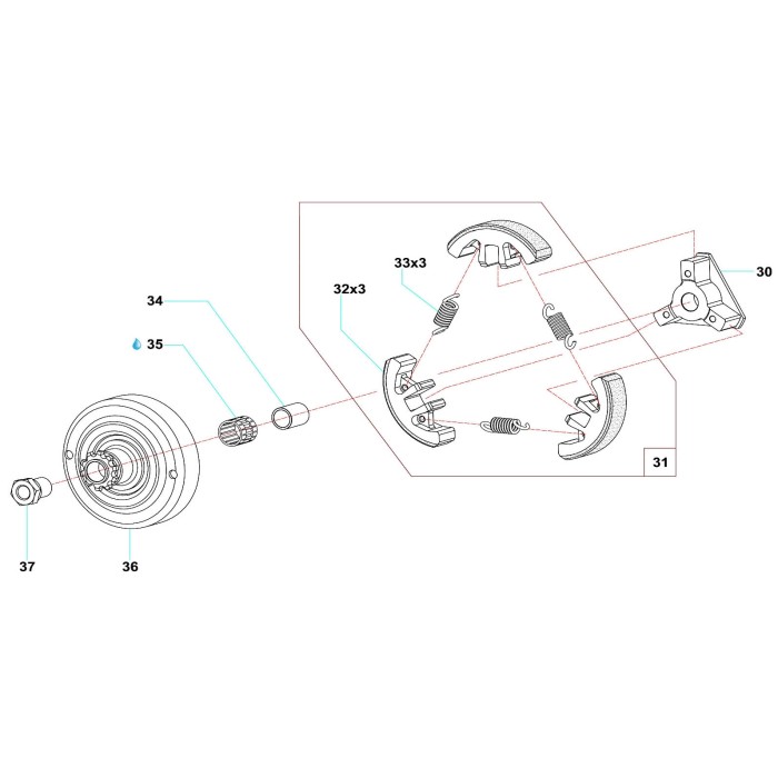Special Nut DX Pinion Comer C50, mondokart, kart, kart store